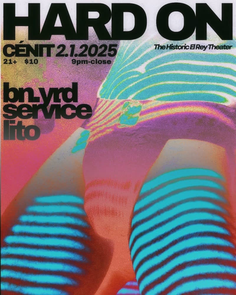 CENIT presents Hard On featuring  bn.yrd* service * lito with Visuals by ON-SYT