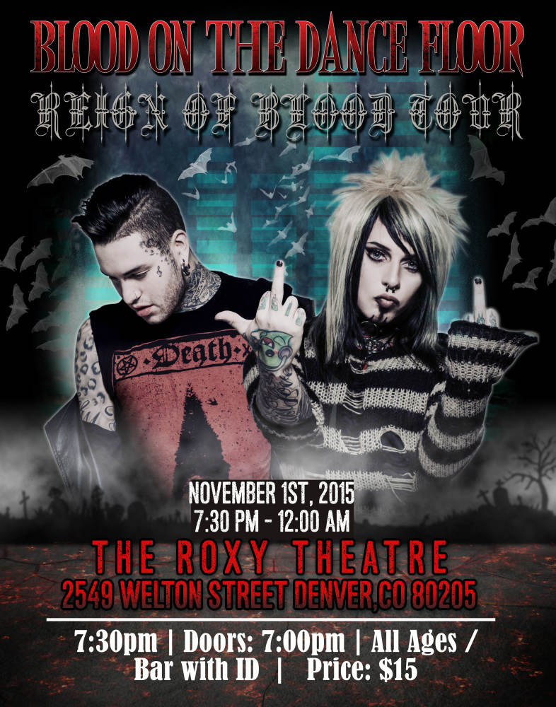 The Roxy Theatre Denver Blood On The Dance Floor