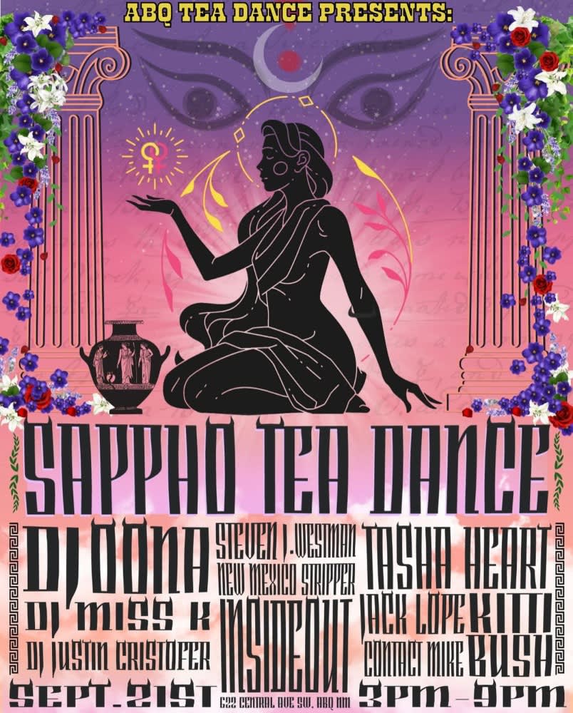 ABQ TEA DANCE PRESENTS: SAPPHO TEA DANCE   * DJ OONA * DJ MISS K * JUSTIN CRISTOFER