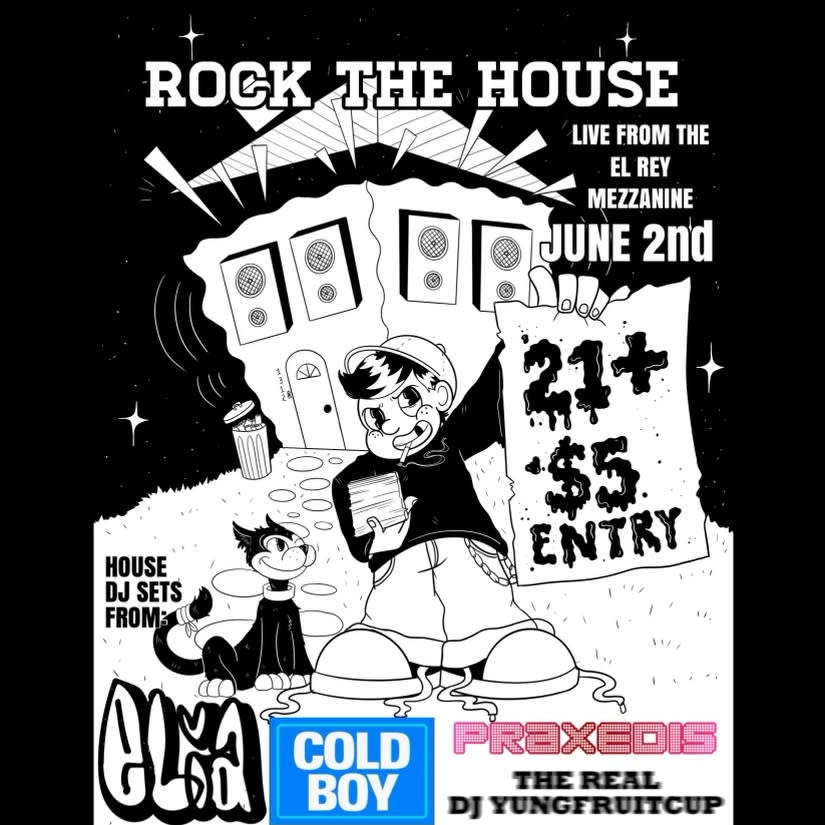 Rock the House on the El Rey Mezzanine