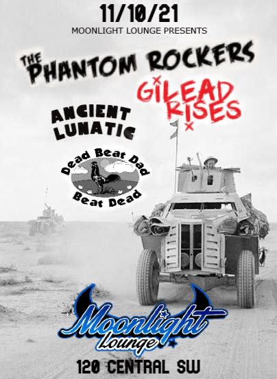 The Historic El Rey Theater Albuquerque New Mexico Live Music Phantom Rockers Gilead Rises Ancient Lunatic Dead Beat Dad Beat Dead