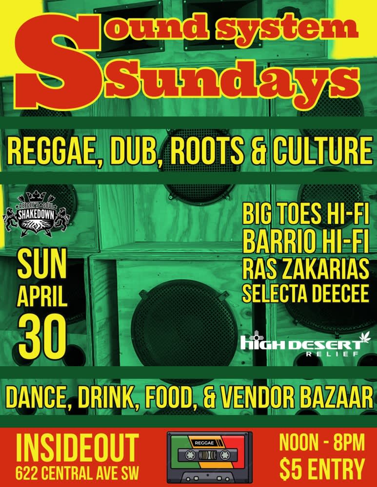 Sound System Sundays - Reggae, Dub, Roots &amp; Culture