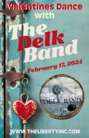 Valentines Dance with The Delk Band Flyer