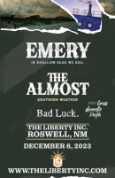 Emery *  The Almost * Bad Luck.  * GDP  Flyer