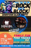 Rock The Block with Los Lonely Boys Flyer