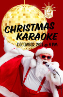 Christmas Karaoke Flyer