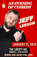An Evening of Comedy with Jeff Leeson  Flyer