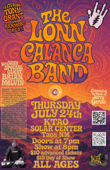 The Lonn Calanca Band  Brian Melvin  Live at KTAO Solar Center
