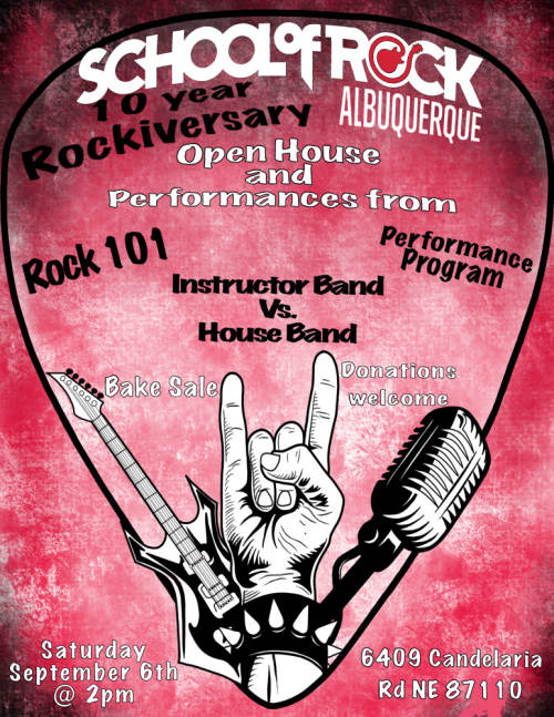 School of Rock ABQ 10th Anniversary
