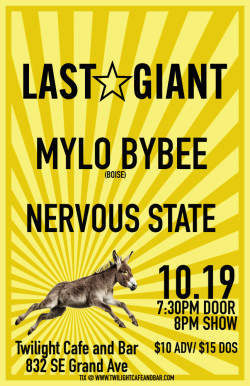  Last Giant w/ Mylo Bybee, Nervous State