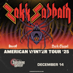 Zakk Sabbath: American Winter Tour 