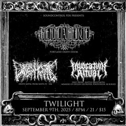 Sound Control PDX Presents-Bedlamite w/ Invocation Ritual, Dysphotic