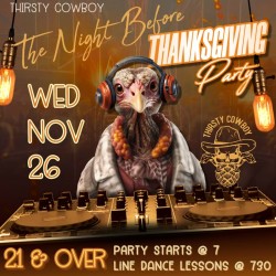 The NIGHT BEFORE THANKSGIVING PARTY