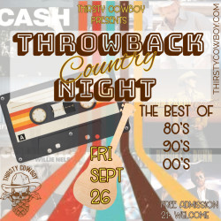 THROWBACK COUNTRY NIGHT
