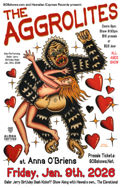 Sailor Jerry Birthday Bash - Kickoff Party - Featuring THE AGGROLITES