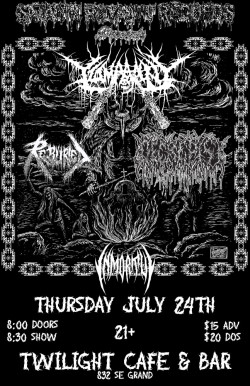 Satanik Royalty Records Showcase w/ Tzompantli, Re-Buried, Decrepisy, Inmortui