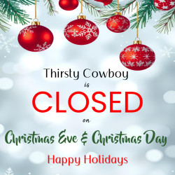 CLOSED FOR THE HOLIDAYS!