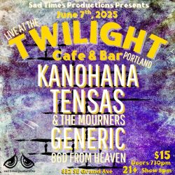 Kanohana w/ Tensas & The Mourners, Generic, 86