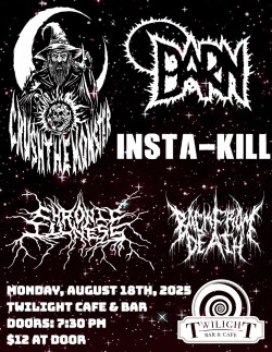 Barn w/ Chronic Illness, Insta-Kill, Crush the Monster, Back From Death