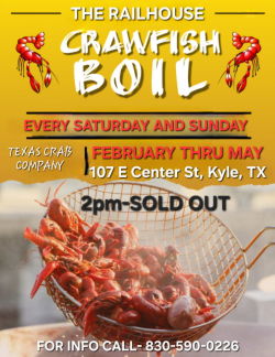 Crawfish Boil hosted by Texas Crab Company