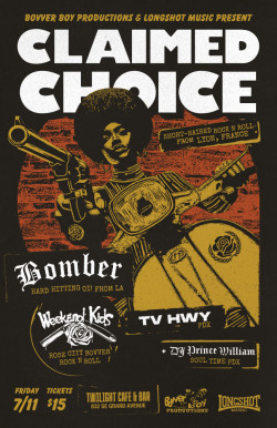 Claimed Choice (France) w/ Bomber (LA), Weekend Kids, TV HWY-DJ Prince William (Soul Time PDX)