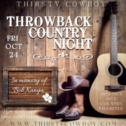 THROWBACK COUNTRY NIGHT