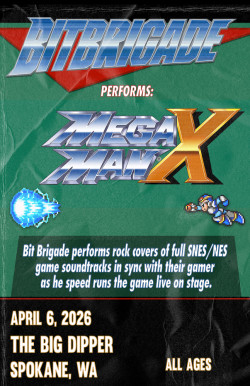Bit Brigade performs "Mega Man X" LIVE