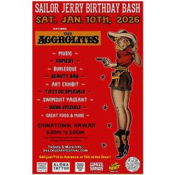 Sailor Jerry Birthday Bash - 2026 - Featuring THE AGGROLITES