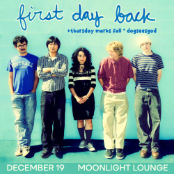 First Day Back * Thursday Marks Fall * Dogseesgod 