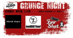 Grunge Night at The Railhouse Bar