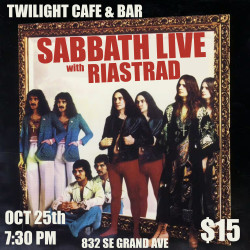 Sabbath Live (Black Sabbath Tribute) w/ Riastrad