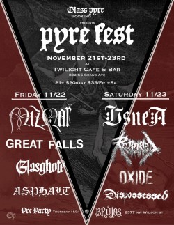 Pyre Fest-Day 2-Usnea, Re-Buried (Seattle, WA), Oxide (Oakland, CA), Dispossessed