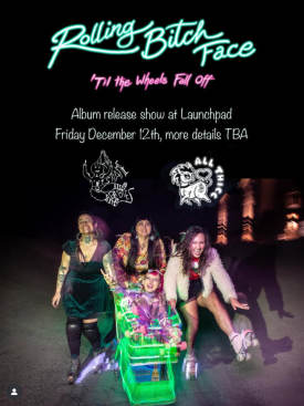 Rolling Bitch Face * All Thicc * The Shame Babies Flyer