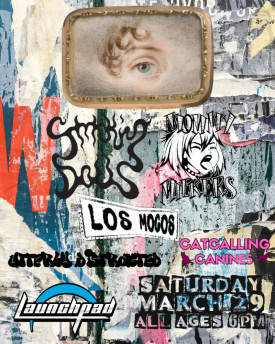 Smoking Dolls * Mommy Milkers * Los Mocos * Utterly Distracted * Catcalling Canines Flyer