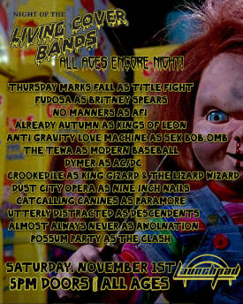 Night of the Living Cover Bands - ALL AGES ENCORE SHOW! Flyer