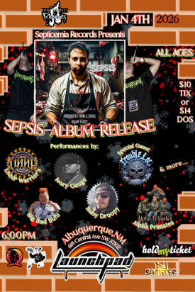 SEPSIS ALBUM RELEASE!  Flyer