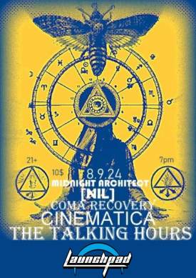 Talking Hours * Cinematica * Distances * NIL * Midnight Architect Flyer