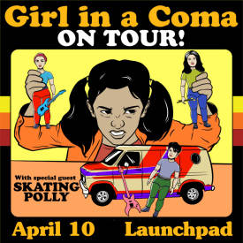 Girl In A Coma * Skating Polly Flyer