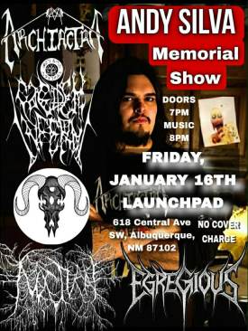 Andy Silva Memorial  Flyer