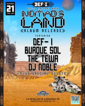 Def-i Album Release & 40th Birthday Party! Flyer