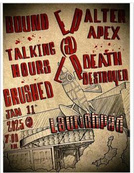BOUND Album Release Flyer
