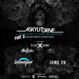 A Skylit Drive * Silent Theory * Atlas//Below * Lions of Rome  Flyer