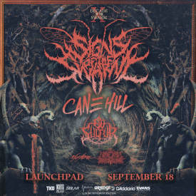 Signs of The Swarm * Cane Hill * Ov Sulfur * 156/Silence * A Wake In Providence Flyer