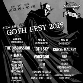 New Mexico Goth Fest 2025 - Day 2 Flyer
