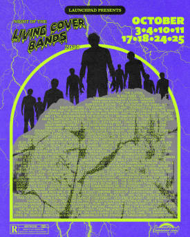 Night Of The Living Cover Bands - Night 1 Flyer