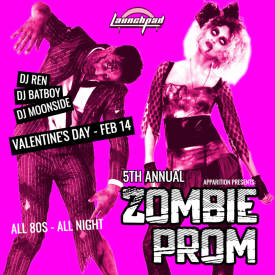 5th Annual Zombie Prom Flyer