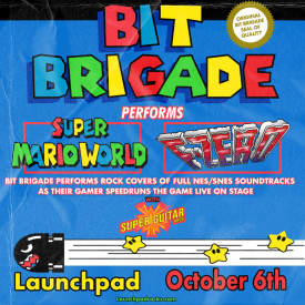 Bit Brigade Performs "Super Mario World" + "F-Zero" LIVE Flyer
