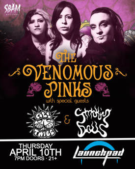 Venomous Pinks * All Thicc * Smoking Dolls Flyer