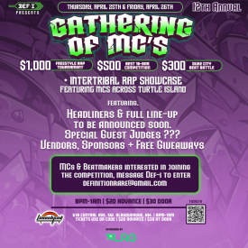 Duke City Beat Battle & Gathering of MCs Release Party Flyer
