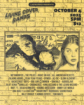 Night Of The Living Cover Bands - Night 2 Flyer